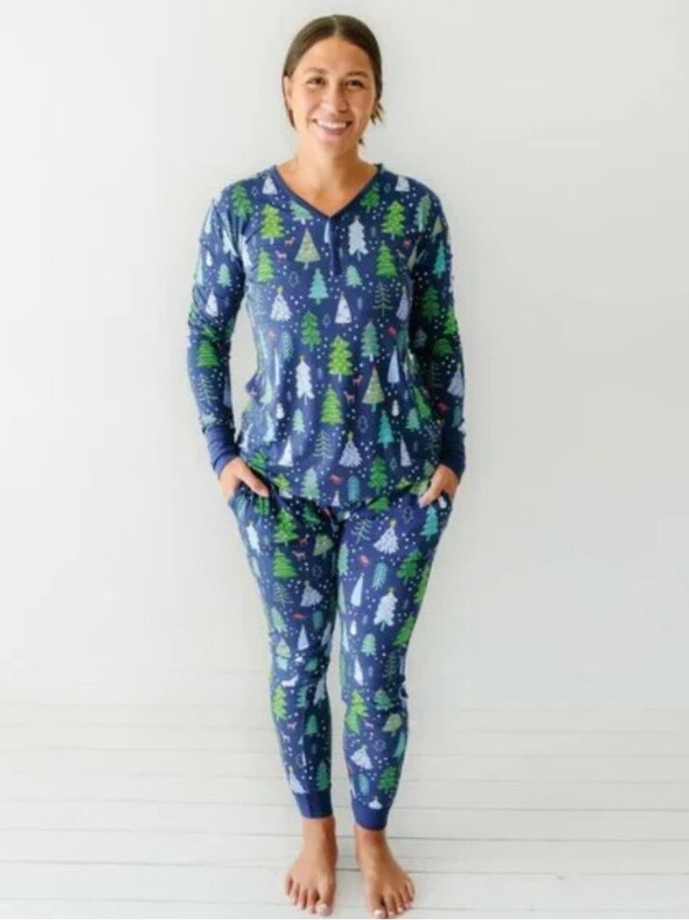Little Sleepies Merry & Bright Women's Pajama Joggers - Size Large